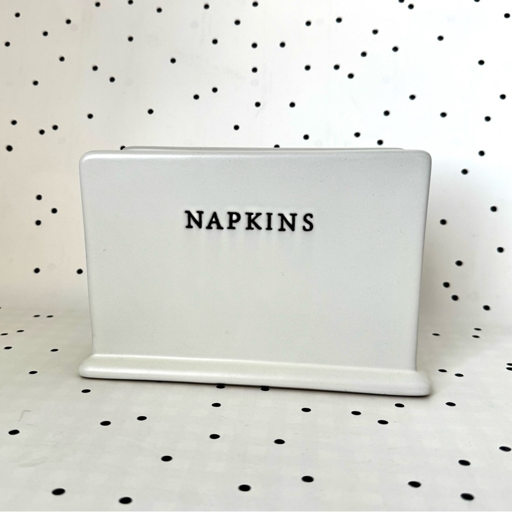🩶 Hearth & Hand 🩶 Magnolia for Target White Ceramic Napkin Holder sold out